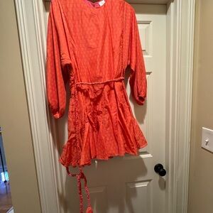 J. Marie Orange Mini Dress